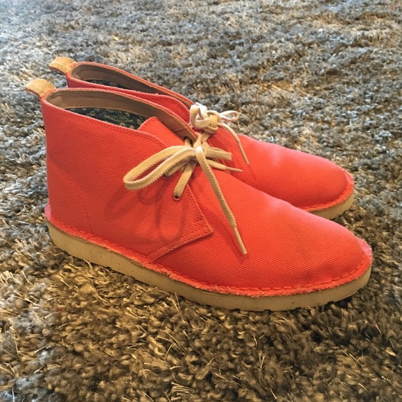 canvas desert boots